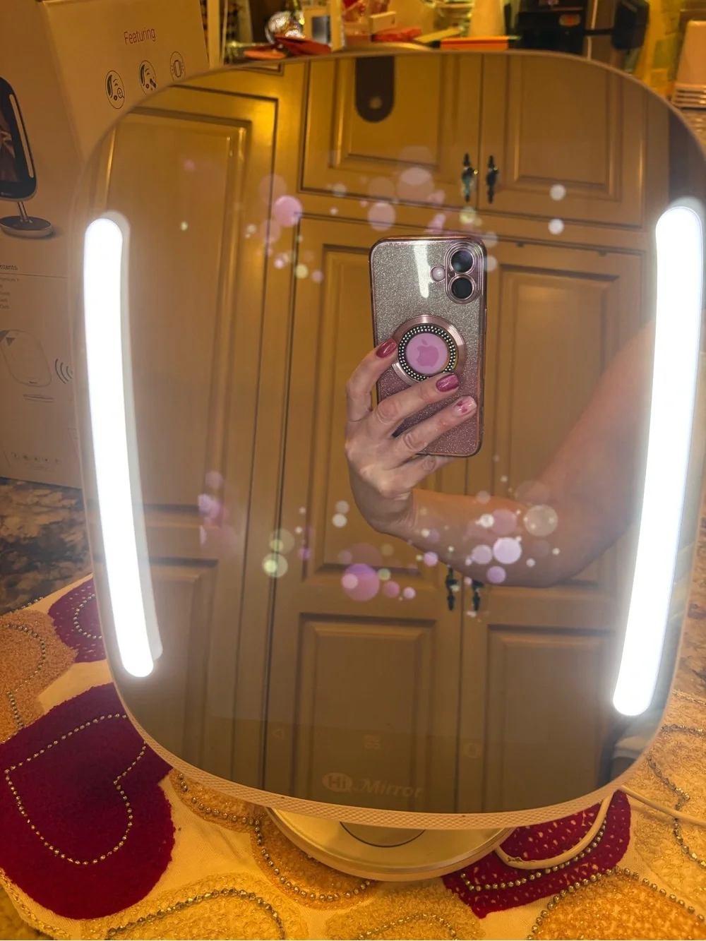 Premium Smart Vanity Mirror in Rose Gold